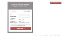 Desktop Screenshot of lesrencontresseniors.com